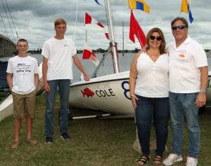 Crew Shae Riley & Skipper Brendan Williams with Elaine & Nick Coppola