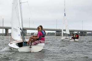 YSF’s Vero Beach Varsity Sailing Team practices on the Indian River Lagoon