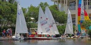 Children sailing