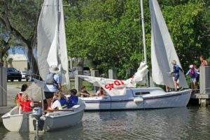 Boarding the fleet at MacWilliams Park