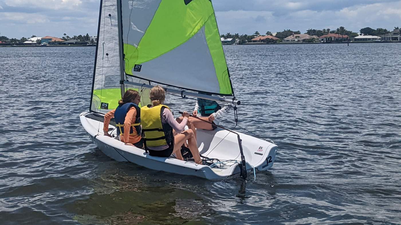 Children sailing